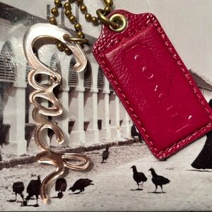 Coach Keychain